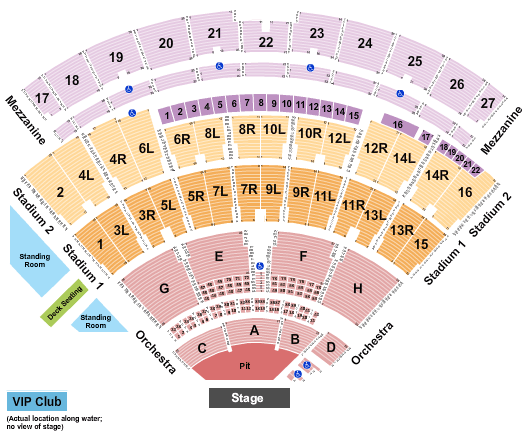 Jones Beach Theater Map Northwell Health At Jones Beach Theater Tickets With No Fees At Ticket Club