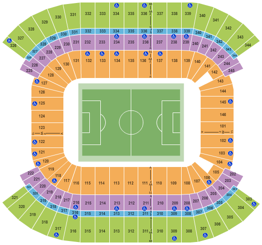 Taylor Swift Nissan Stadium Seating Chart