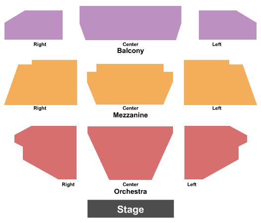 Niswonger Performing Arts Center - Ohio Seating Chart: End Stage