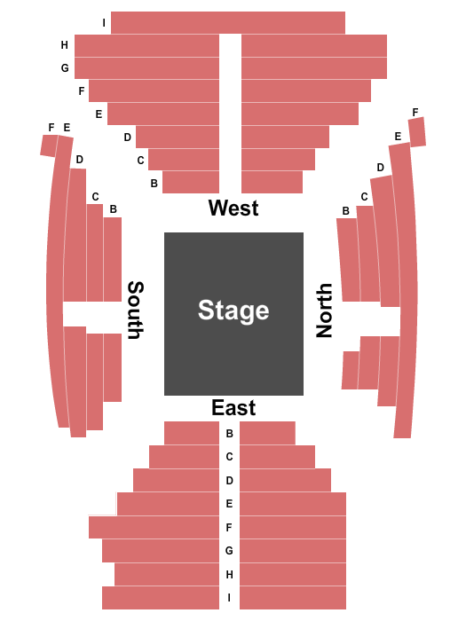 Nocturne Theatre Seating Chart: Endstage