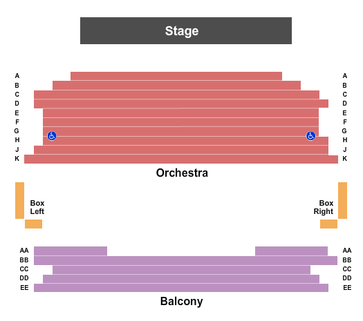 Palos Verdes Performing Arts Seating Chart