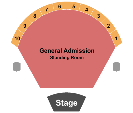 North Beach Bandshell Seating Chart: GA Floor