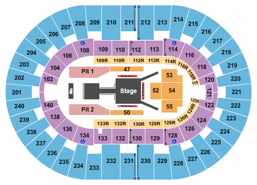 North Charleston Coliseum Seating Chart: Fuerza Regida