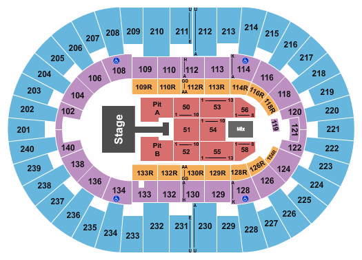 North Charleston Coliseum Seating Chart: Kelsea Ballerini