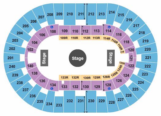 North Charleston Coliseum Seating Chart: Ringling Bros Circus