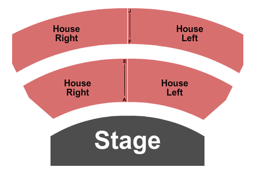 North Country Center for the Arts at Jean's Playhouse Seating Chart: Endstage
