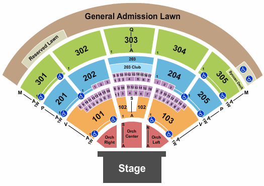 North Island Credit Union Amphitheatre Seating Chart: Endstage-2