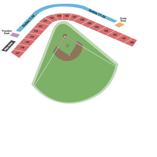 Northeast Delta Dental Stadium Seating Chart: Baseball