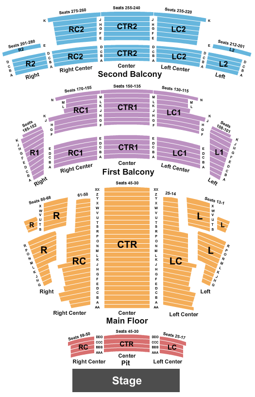 The Signal Chattanooga Seating Chart