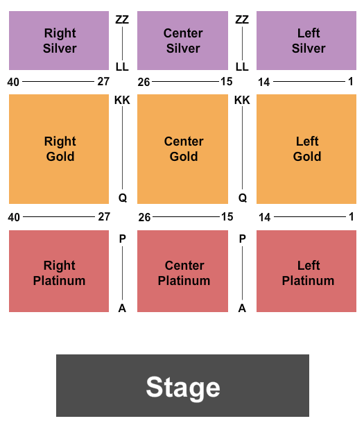 Northern Lights Casino Seating Chart