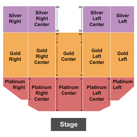 Northern Lights Casino Seating Chart: Endstage 3