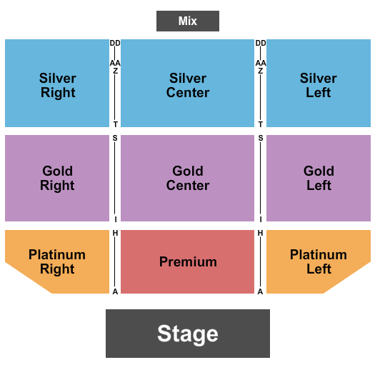 Northern Lights Casino Seating Chart: Endstage w/Premium 3
