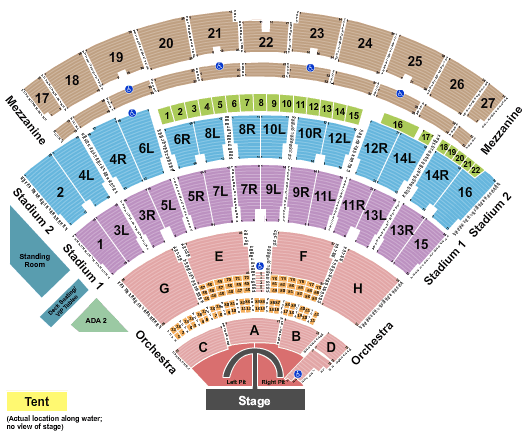 Jones Beach Stadium Seating Chart