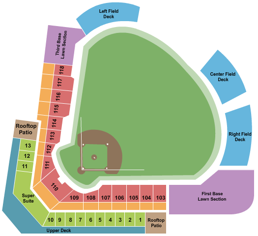 Dayton Dragons Seating Chart Tickets