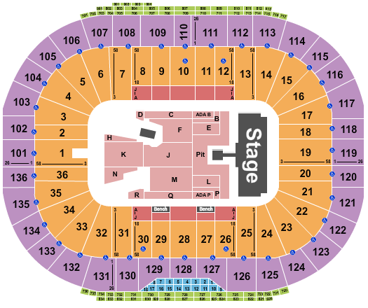 Notre Dame Stadium Seating Chart: AC/DC