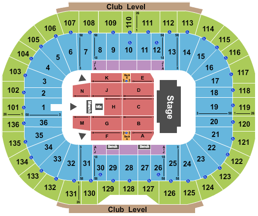 Chase Field Seating Chart For Billy Joel Concert