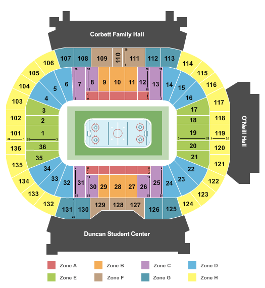 Bruins Seating Chart View