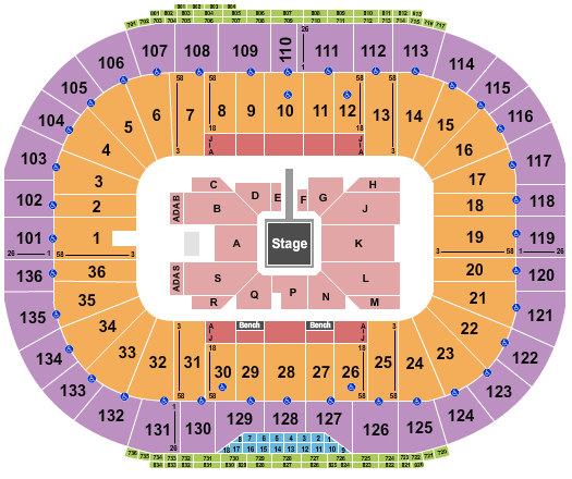 Notre Dame Stadium Seating Chart: Zach Bryan