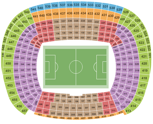 Camp Nou Interactive Seating Chart