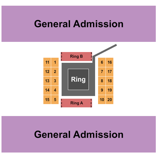 Novant Health Fieldhouse At Greensboro Complex Seating Chart: Boxing