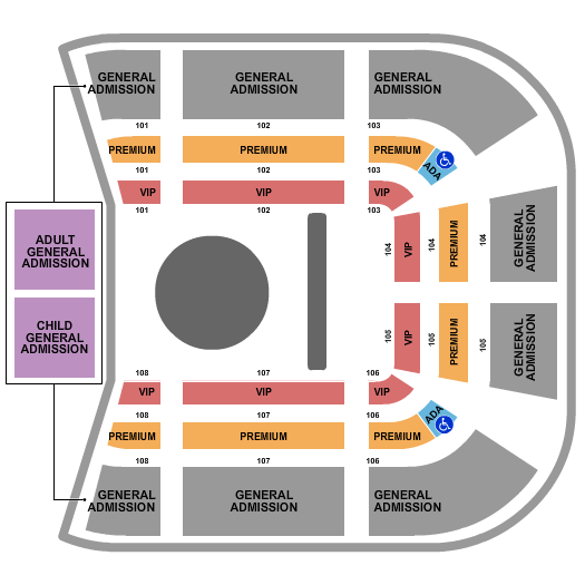 South Florida Fairgrounds Seating Chart: Nuclear Circus