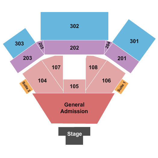 Nugget Event Center At Nugget Casino Resort Seating Chart: Endstage GA