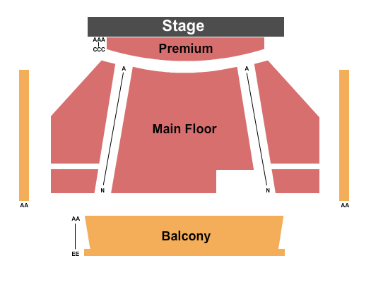 Numerica Performing Arts Center Map