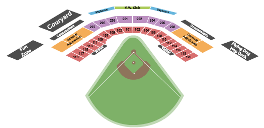 Nymeo Field at Harry Grove Stadium Map