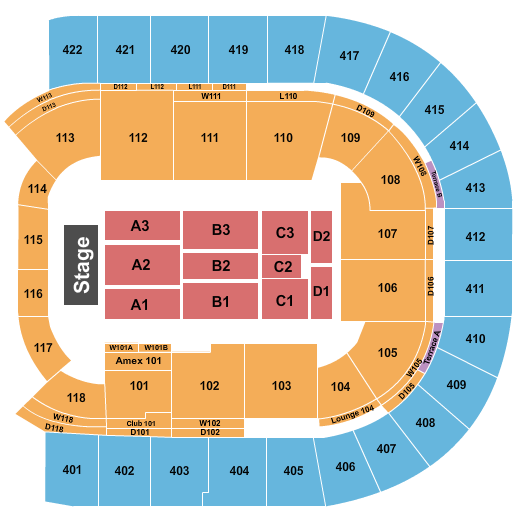 O2 Arena - London Seating Chart: Endstage 5