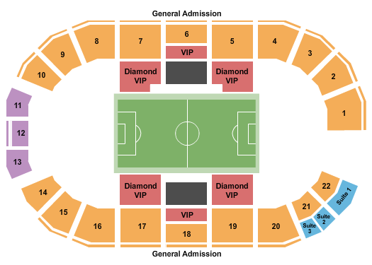 OG&E Coliseum at OKC Fairgrounds Seating Chart: Soccer