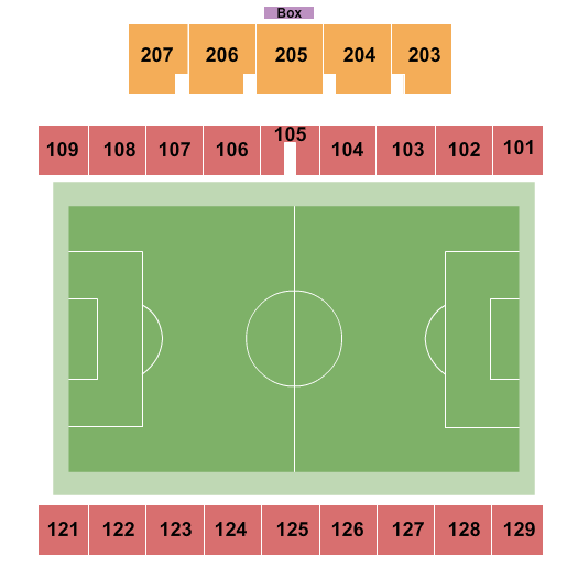 ONE Spokane Stadium Seating Chart: Soccer