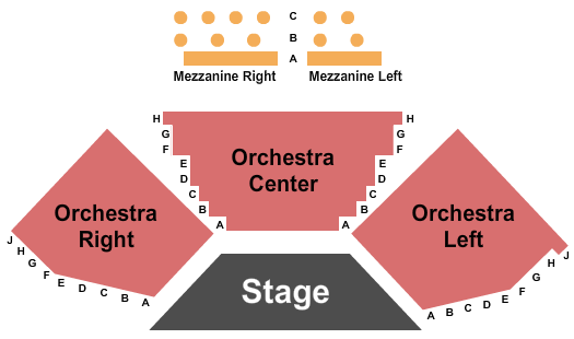 OWA Theater Seating Chart: Endstage