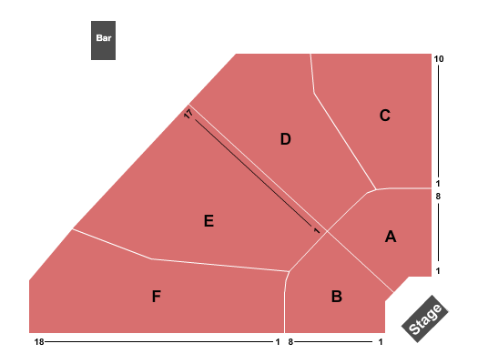 Oak Grove Racing Gaming and Hotel Seating Chart: Endstage 2