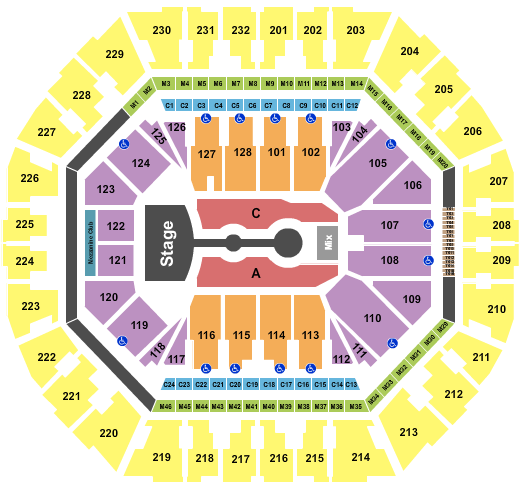 Oakland Arena Seating Chart: Ariana Grande