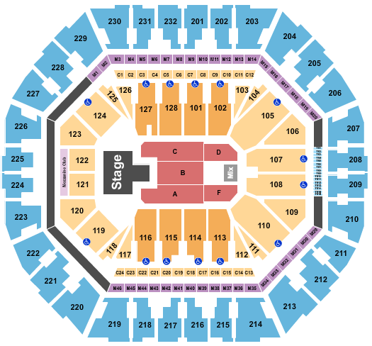 Oakland Arena Seating Chart: Badshah