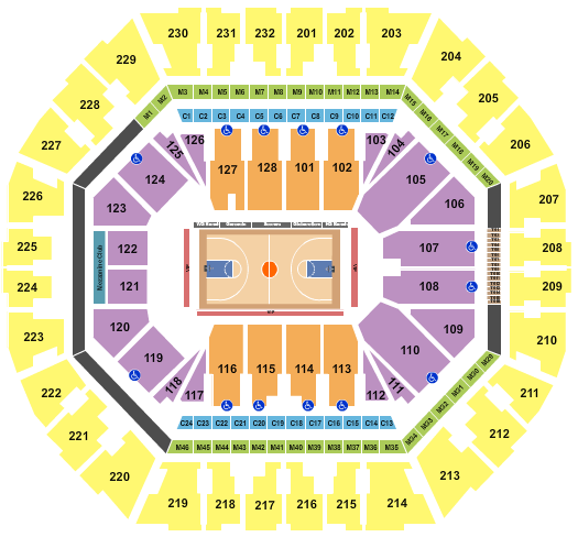 Oakland Arena Seating Chart: Basketball - Globetrotters