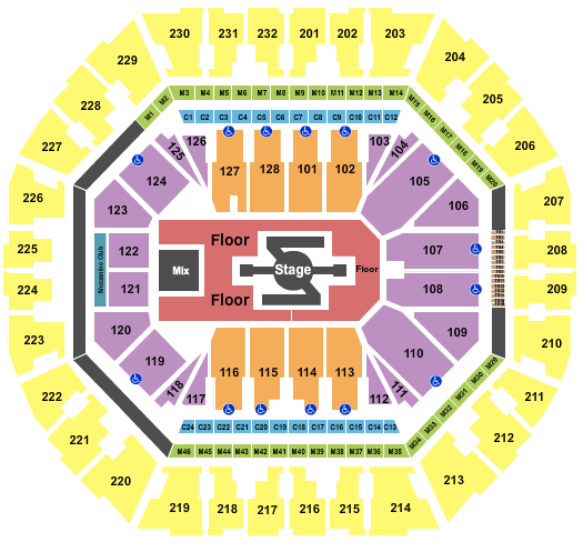 Oakland Arena Seating Chart: Burna Boy