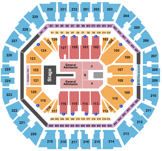 Oakland Arena Seating Chart: Cigarettes After Sex