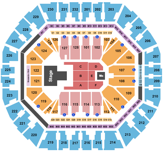 Oakland Arena Seating Chart: Diljit Dosanjh