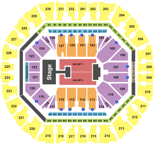 Oakland Arena Seating Chart: ENHYPEN