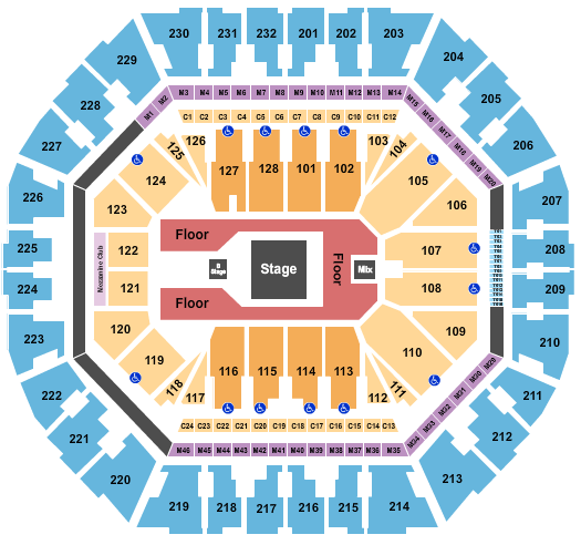 Oakland Arena Seating Chart: Forrest Frank