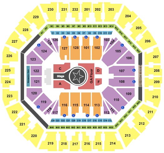 Oakland Arena Seating Chart: Kacey Musgraves
