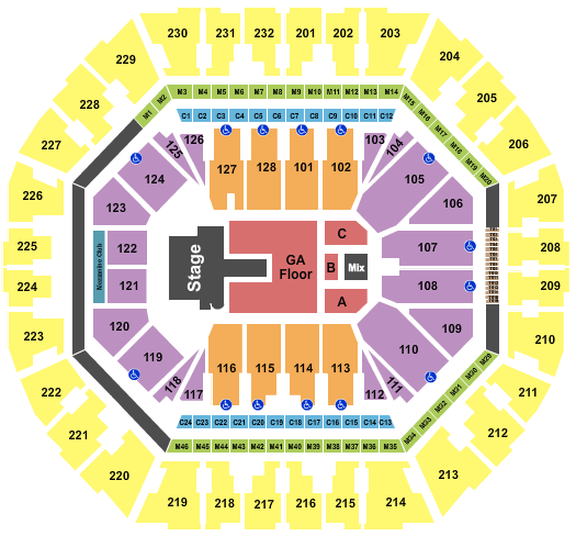 Oakland Arena Seating Chart: Laufey