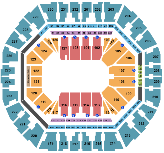 Oakland Arena Seating Chart: Monster Jam
