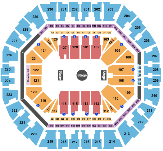 Oakland Arena Seating Chart: Ringling Bros Circus