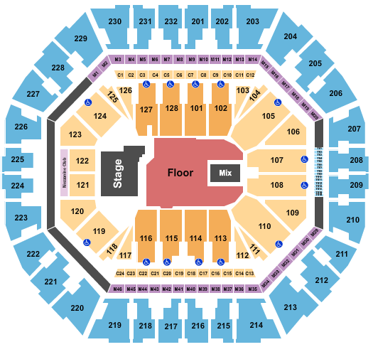 Oakland Arena Seating Chart: Twenty One Pilots