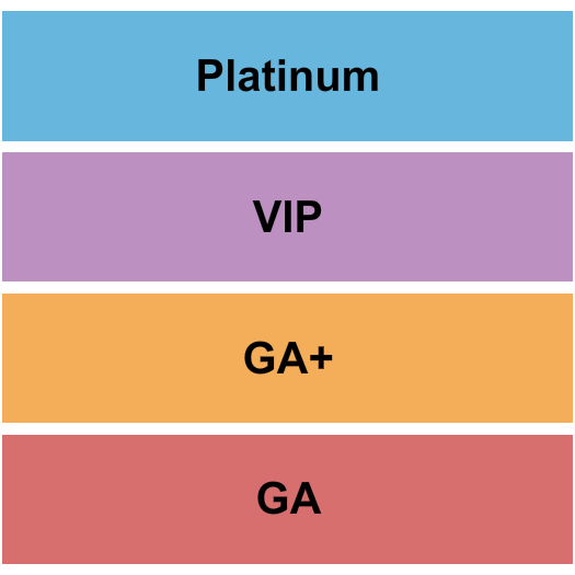 Ocean City Inlet Seating Chart: GA/VIP/Platinum