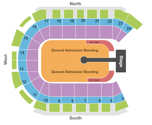The SSE Arena Seating Chart