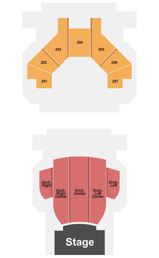 Ogden Hall Seating Chart: Endstage