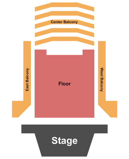 Ogden Theatre Seating Chart: Endstage RSV